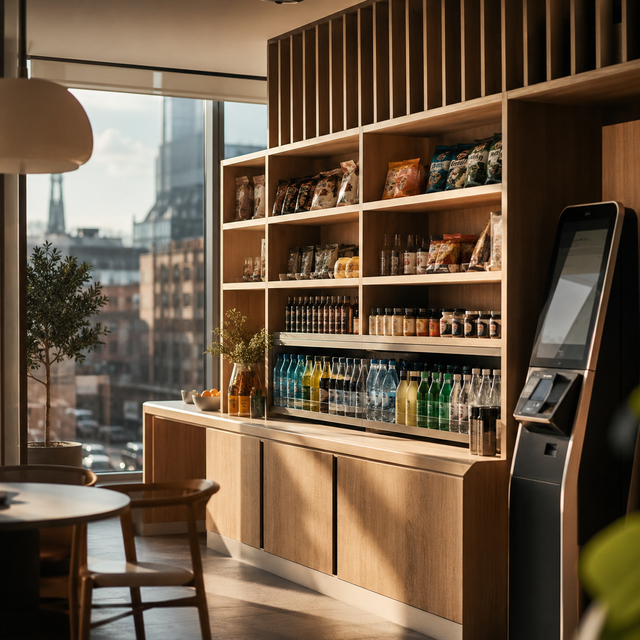 Mini-livs — liten obemannad butik utan personal